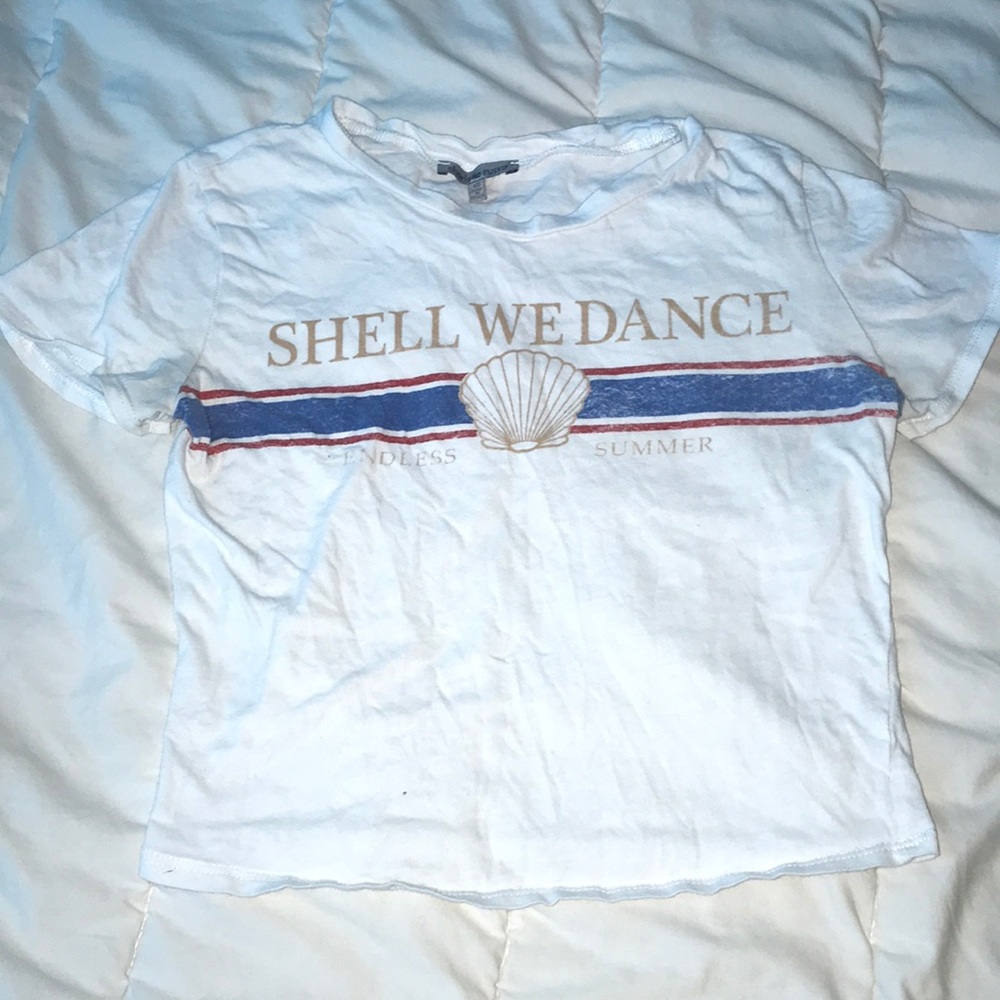 Charlotte Russe “shell we dance” crop top:)